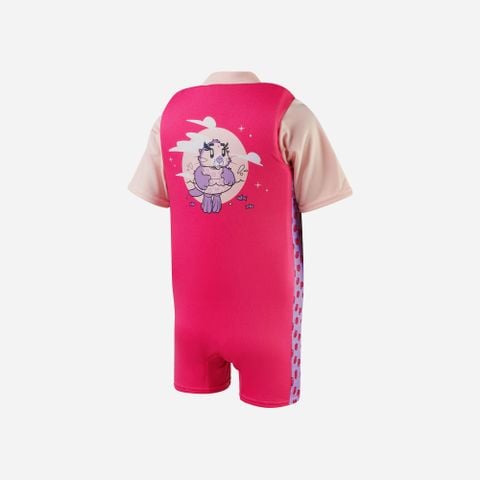 Speedo - Áo phao bơi bé gái Printed Float Suit Swimming