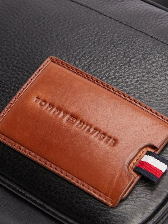 Tommy Hilfiger - Túi đeo chéo nam Pebble Grain Leather Reporter Bag