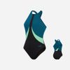 Speedo - Đồ bơi nữ Women's Speedo Colourblock High Neck X Back One Piece Swimsuit