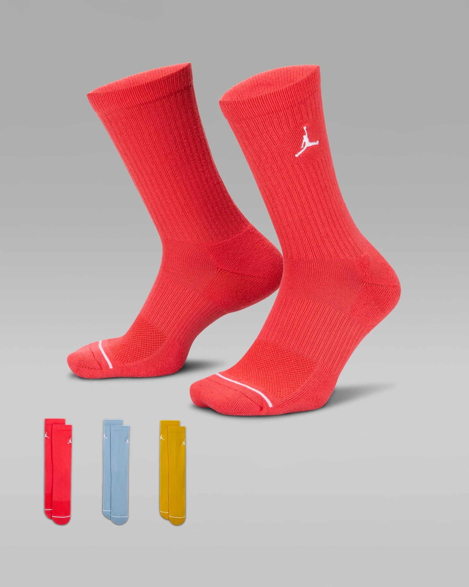 Nike - Bộ ba đôi Vớ thể thao Nam Nữ Jordan Everyday Crew Socks (3 pairs)