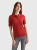 Tommy Hilfiger - Áo polo tay ngắn nữ Slim Rawb Tipping Polo