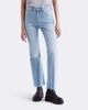 Calvin Klein - Quần jeans dài CK nữ Distressed High Rise Flare Jeans