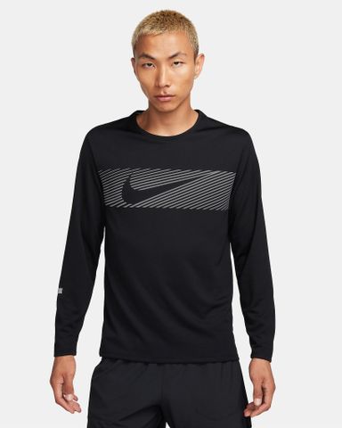 Nike - Áo tay dài thể thao Nam Miler Flash Men's Dri-FIT UV Long-Sleeve Running Top