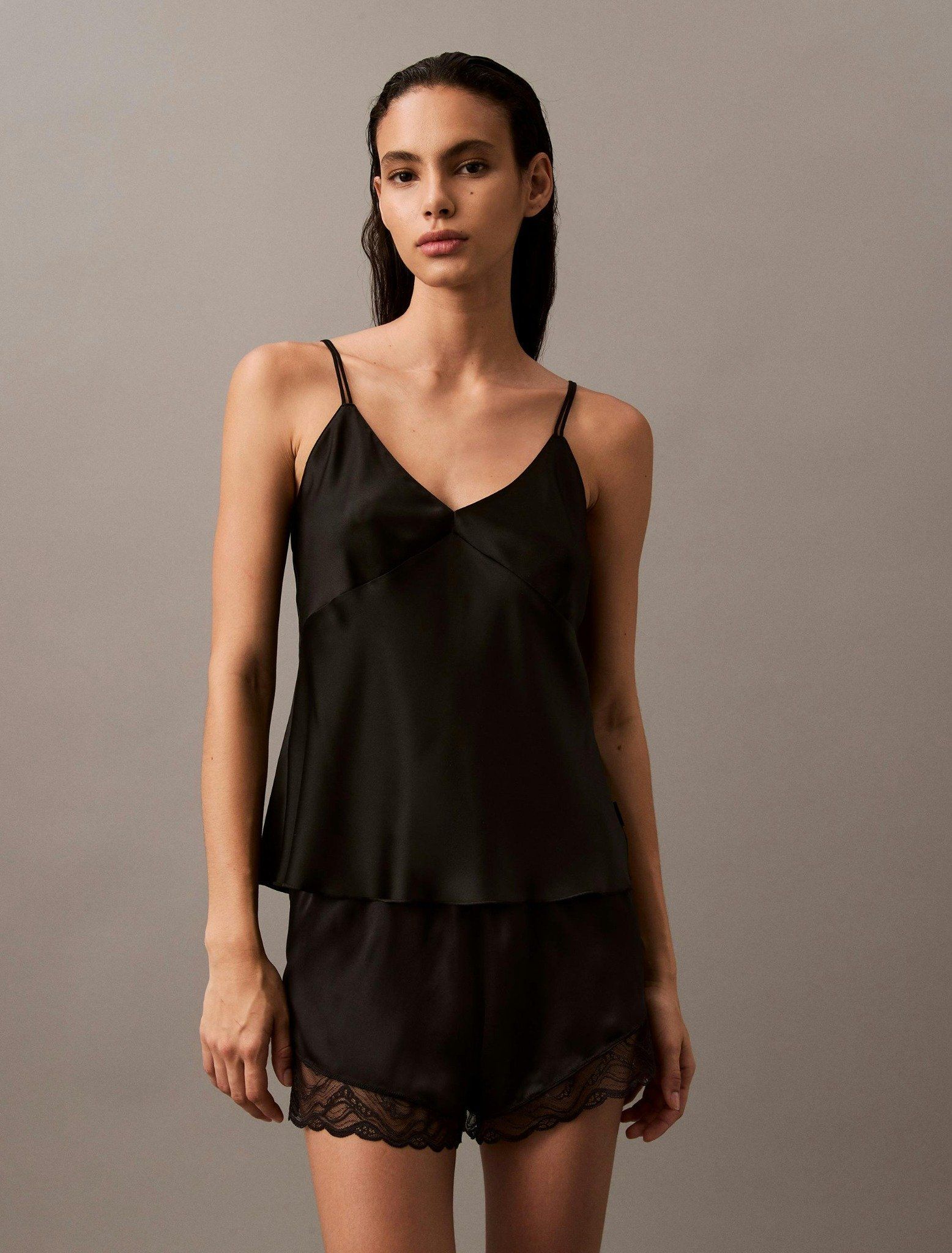 Calvin Klein - Quần ngủ CK nữ CK Instinct Satin Pyjama Shorts