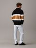 Calvin Klein - Áo len có cổ CK nam Half Milano Placed Stripe Polo