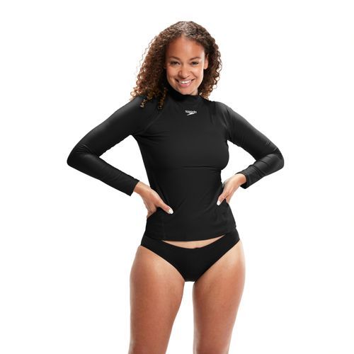 Speedo - Áo bơi tay dài chống nắng nữ Essential Womens Long Sleeve Top Swimming
