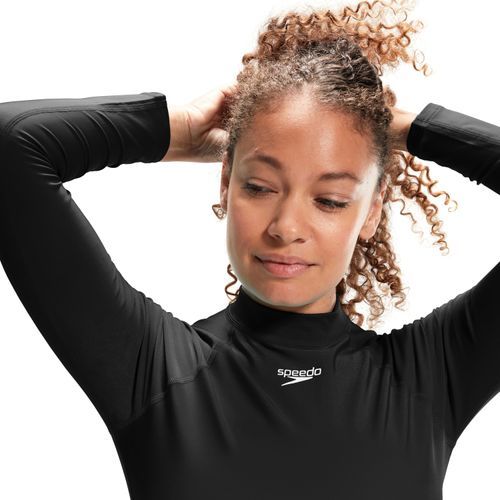Speedo - Áo bơi tay dài chống nắng nữ Essential Womens Long Sleeve Top Swimming