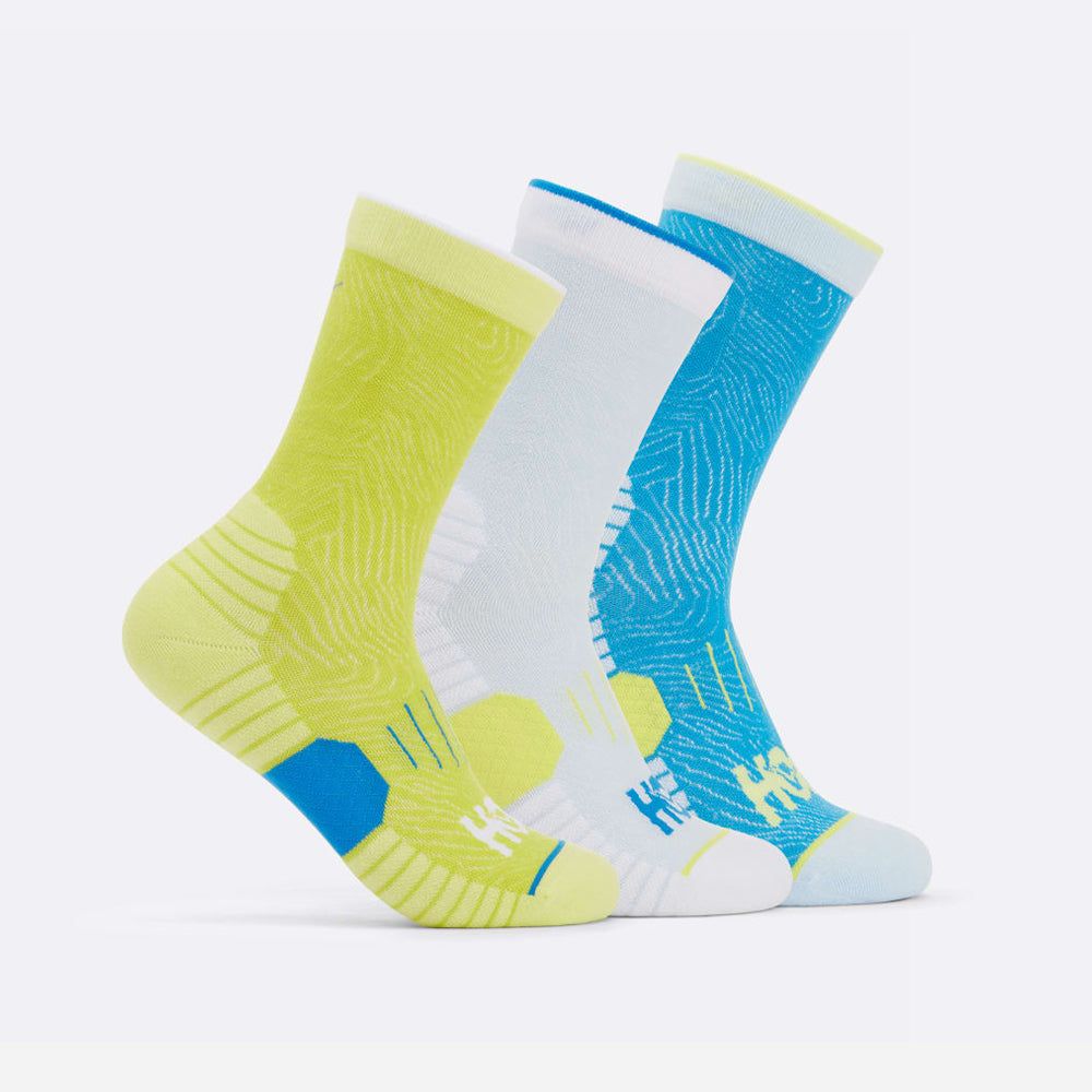 Hoka - Bộ ba đôi Vớ tất nam nữ Crew Sock 3-Pack Running