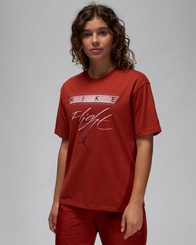 Nike - Áo Tay Ngắn Thể Thao Nữ Jordan Flight Heritage Women'S Graphic T-Shirt