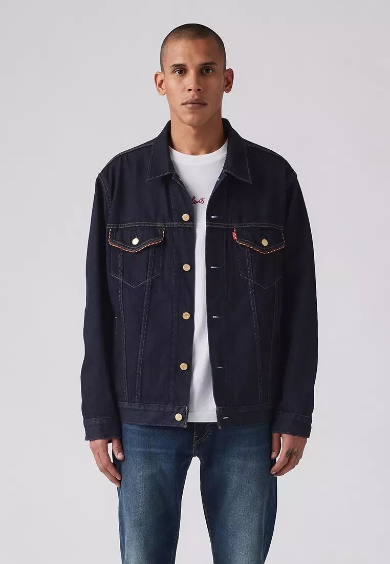 Levi's - Áo khoác jeans nam Men's Lunar New Year Embroidered Trucker Jacket