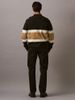 Calvin Klein - Áo len có cổ CK nam Half Milano Placed Stripe Polo