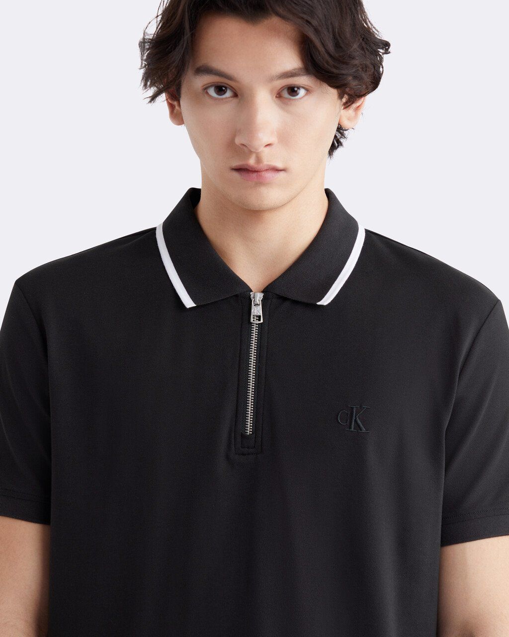 Calvin Klein - Áo polo tay ngắn CK nam Tipped Regular Polo