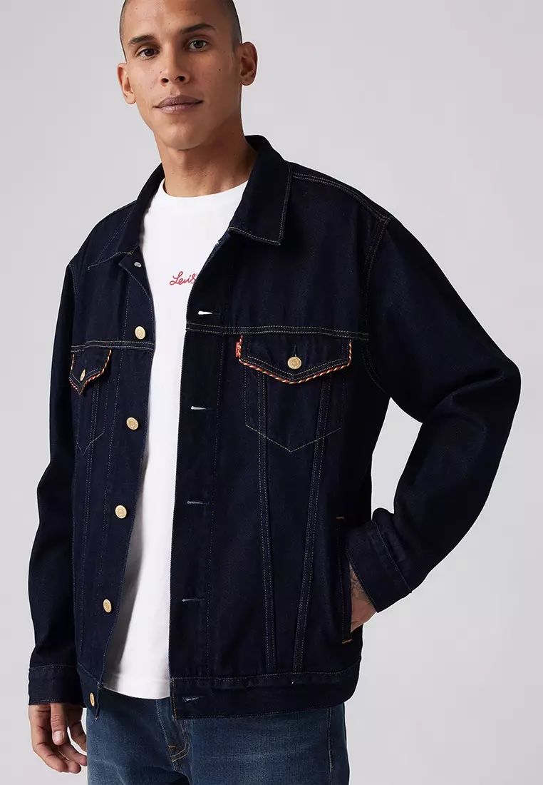Levi's - Áo khoác jeans nam Men's Lunar New Year Embroidered Trucker Jacket