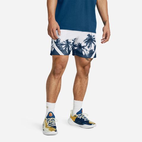 Under Armour - Quần ngắn nam Curry Mesh Short 3 Basketball Shorts