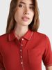 Tommy Hilfiger - Áo polo tay ngắn nữ Slim Rawb Tipping Polo
