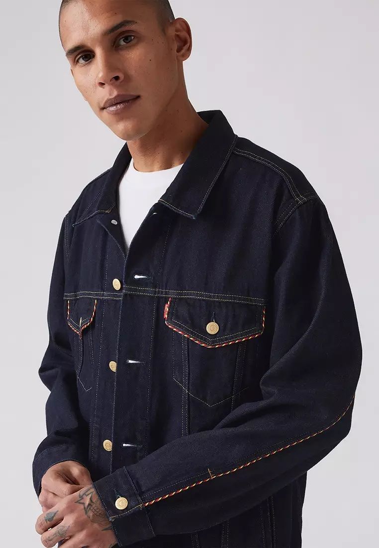 Levi's - Áo khoác jeans nam Men's Lunar New Year Embroidered Trucker Jacket