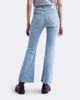 Calvin Klein - Quần jeans dài nữ Distressed High Rise Flare Jeans