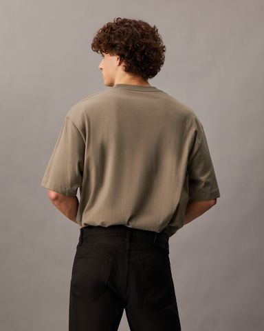 Calvin Klein - Áo tay ngắn thời trang CK nam Calvin Logo Crew Neck Tee