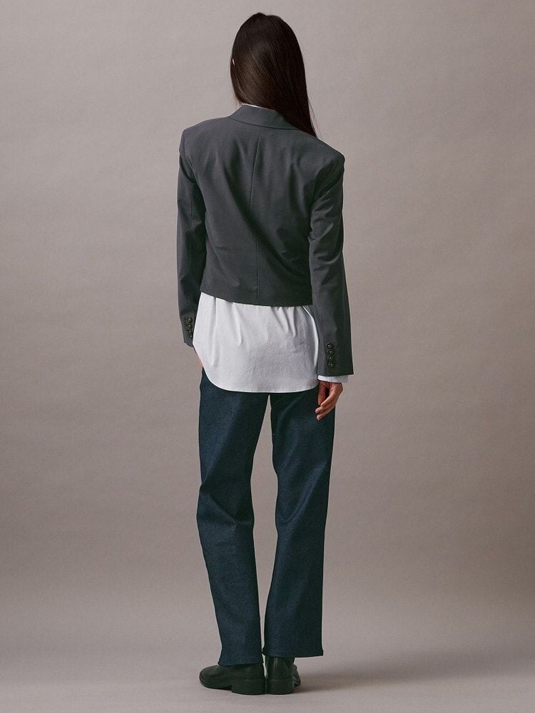 Calvin Klein - Áo khoác CK nữ CK Tropical Wool Cropped Blazer