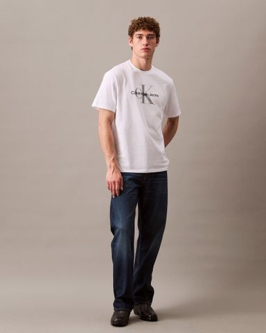 Calvin Klein - Áo thun tay ngắn CK nam Monogram Logo Graphic Classic Crewneck T-Shirt