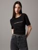 Calvin Klein - Áo thun thời trang CK Straight Logo T-shirt