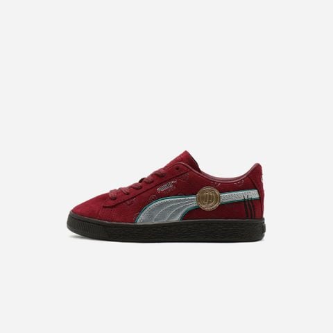 Puma - Giày thể thao thời trang trẻ em Suede 2 One Piece Team Regal Lifestyle Shoes