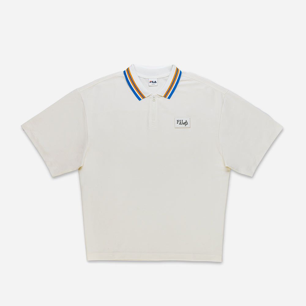 Fila - Áo thun có cổ nam nữ Origin Comfort Fit Lifestyle