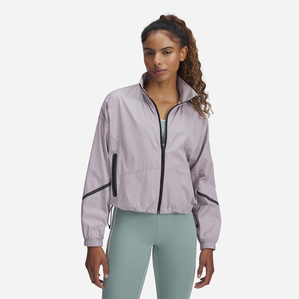 Under Armour - Áo khoác thể thao nữ Unstoppable Woven Sheen Jacket Lifestyle