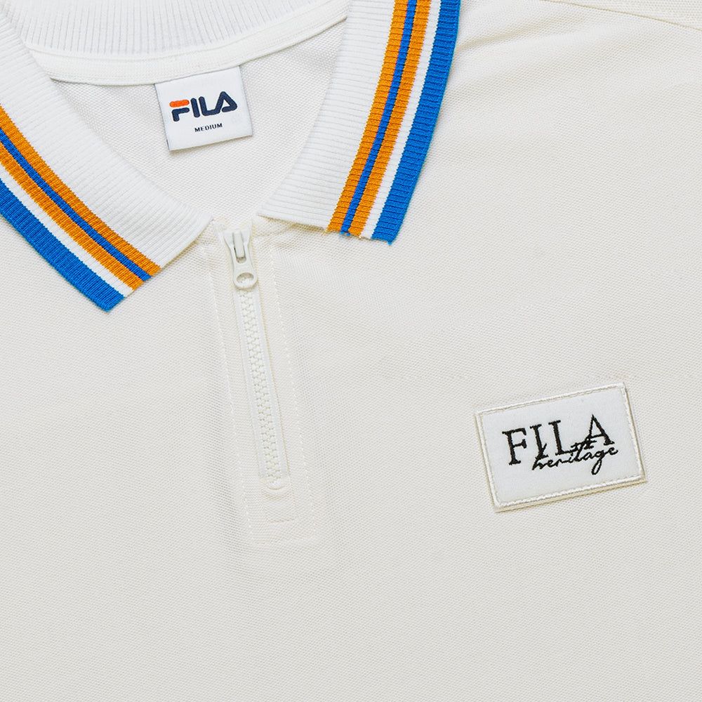 Fila - Áo thun có cổ nam nữ Origin Comfort Fit Lifestyle