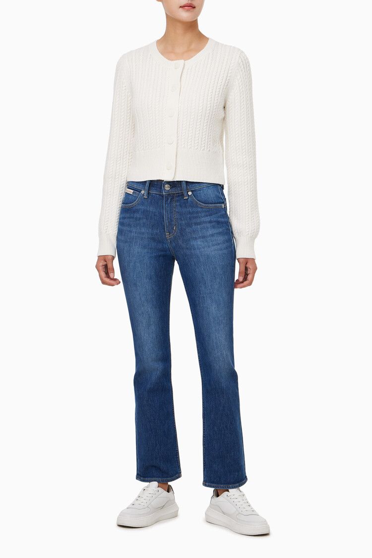 Calvin Klein - Quần jeans dài CK nữ Highrise Body Slim Boot Jean