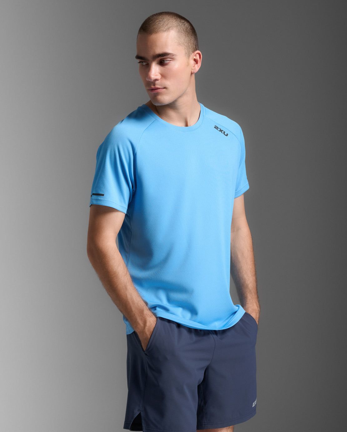 2Xu - Áo thun chạy bộ nam Aero Tee Running