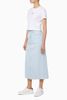 Calvin Klein - Váy jeans CK nữ Bleached Indigo Denim Column Skirt