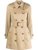Burberry - Áo khoác nữ Short Kensington trench coat
