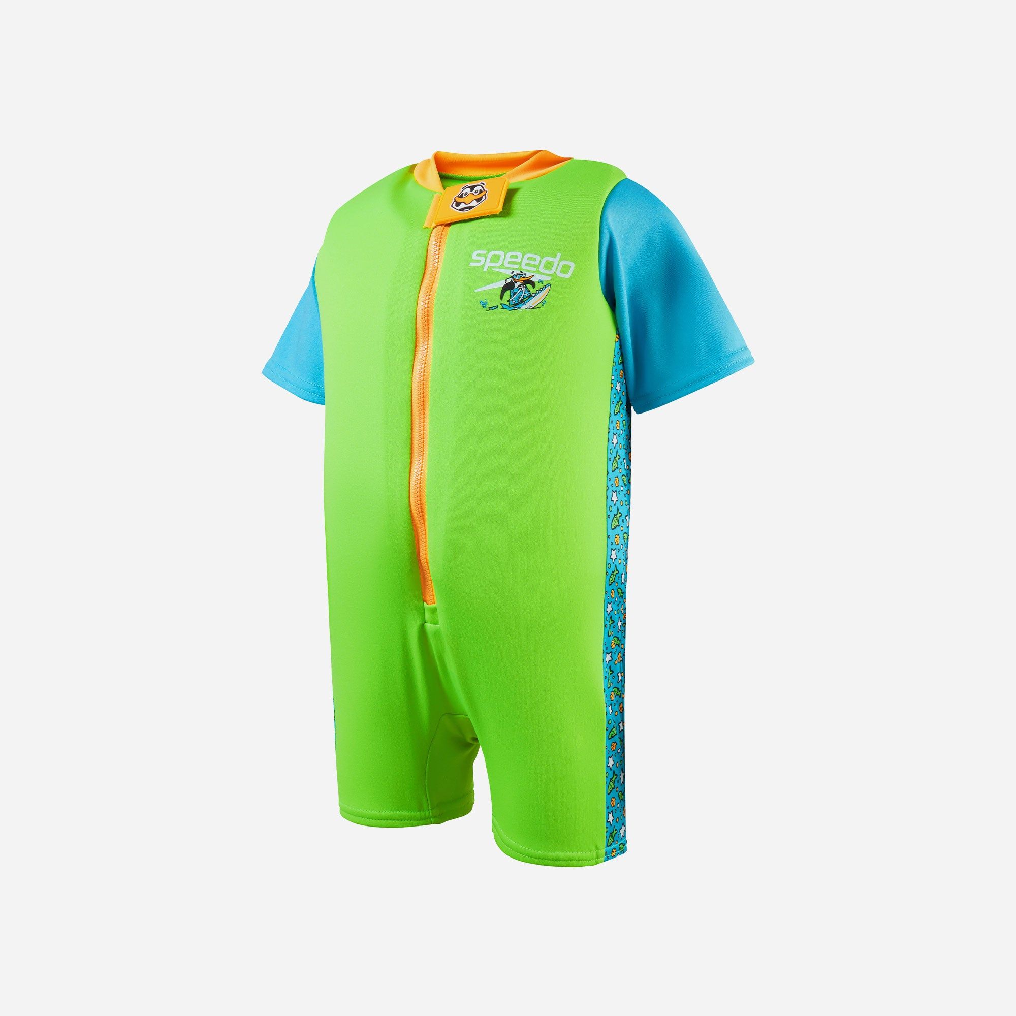 Speedo - Áo phao bơi bé trai Printed Float Suit Swimming