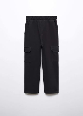 Mango - Quần dài bé gái Elastic Waist Cargo Trousers