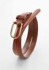 Mango - Thắt lưng nữ Buckle Skinny Belt