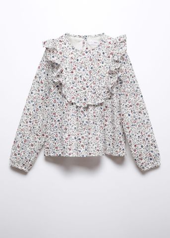 Mango - Áo thời trang bé gái Floral Print Blouse