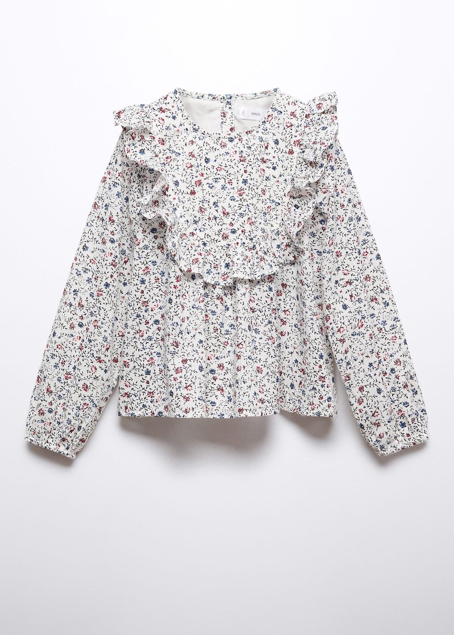 Mango - Áo thời trang bé gái Floral Print Blouse