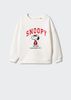 Mango - Áo nỉ bé gái Snoopy Cotton Sweatshirt