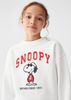 Mango - Áo nỉ bé gái Snoopy Cotton Sweatshirt
