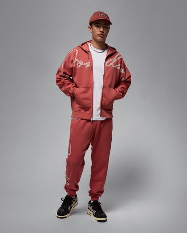 Nike - Áo khoác nỉ tay dài Nam Jordan MVP Men's Full-Zip Fleece Hoodie