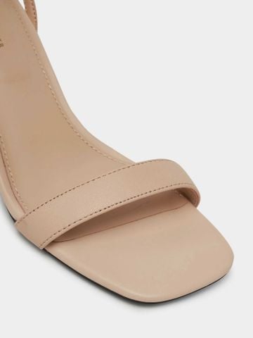 Tommy Hilfiger - Giày cao gót nữ Leather Knots Kitten Sandal