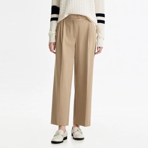 Tommy Hilfiger - Quần tây dài nữ TH Lny Twill Blend Pants