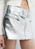 Mango - Chân váy nữ Metallic mini-skirt with belt