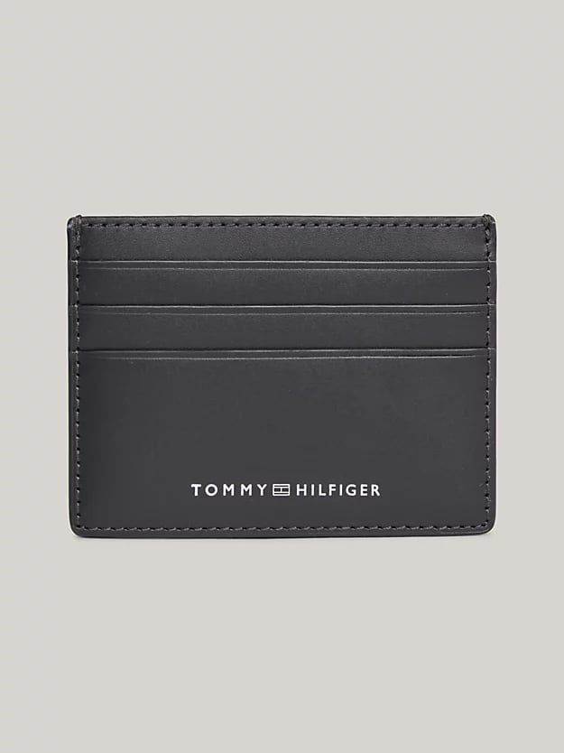 Tommy Hilfiger - Ví đựng thẻ nam Leather Logo Credit Card Holder