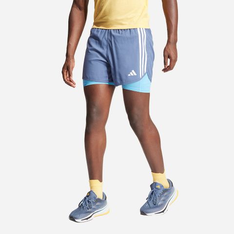 adidas - Quần ngắn chạy bộ Nam Own The Run 3-Stripes Running Short