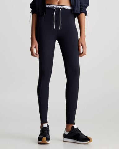 Calvin Klein - Quần dài ống ôm thể thao nữ Double Waistband 7/8 Gym Leggings