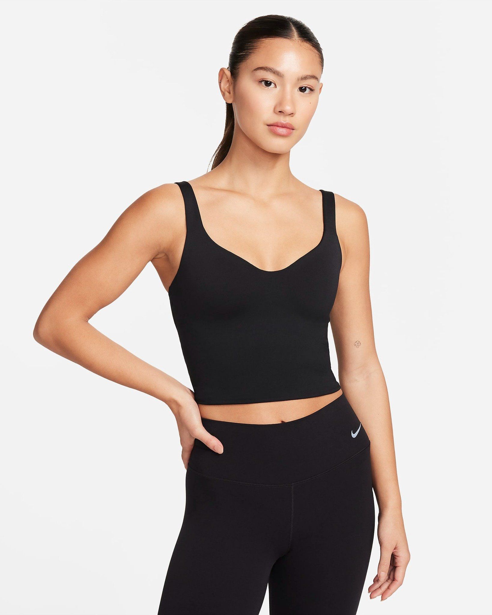 Nike - Áo ngực thể thao Nữ Alate Women's Light-Support Padded Sports Bra Tank Top