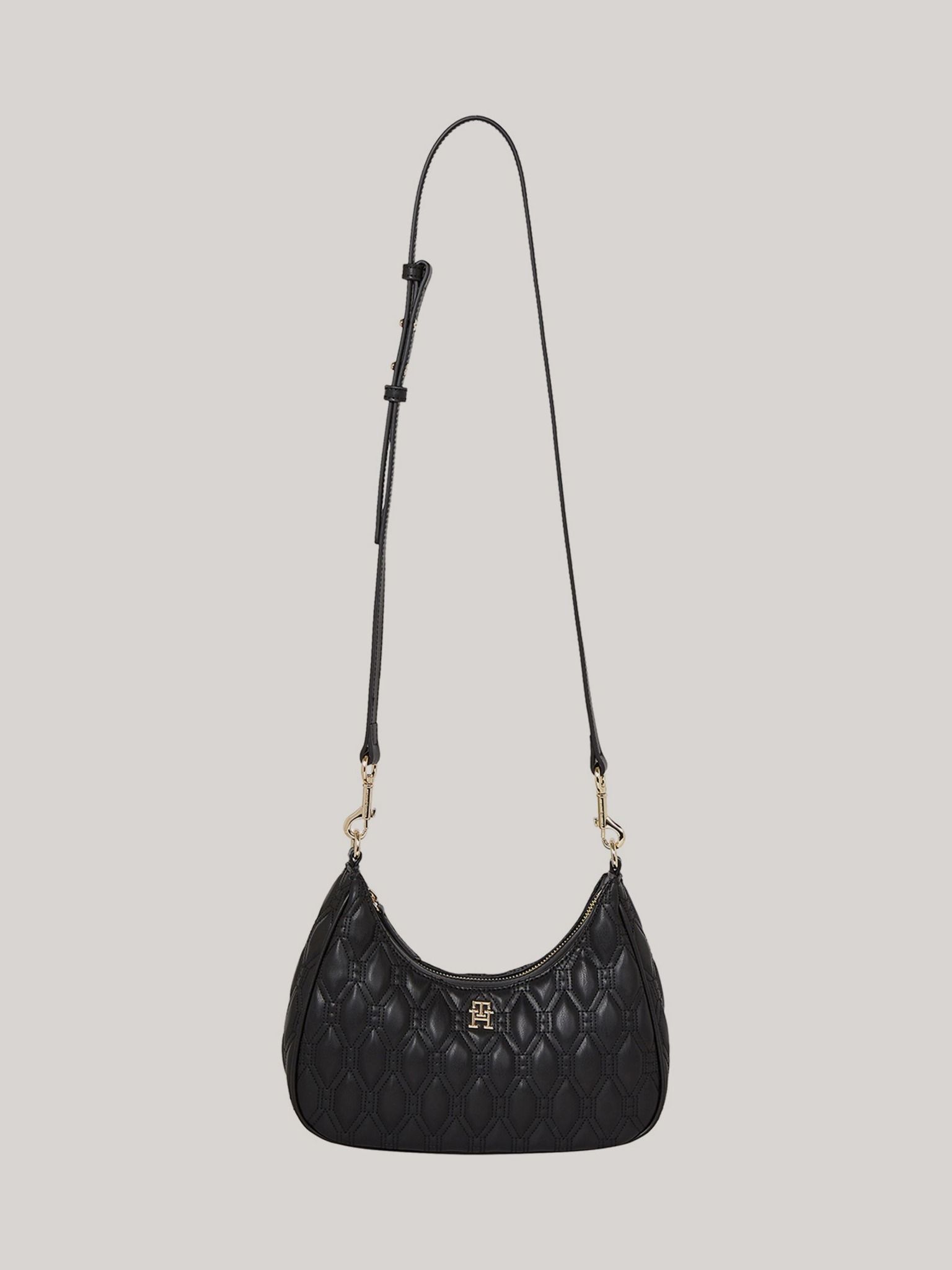 Tommy Hilfiger - Túi đeo chéo nữ TH Monogram Quilted Crossover Bag