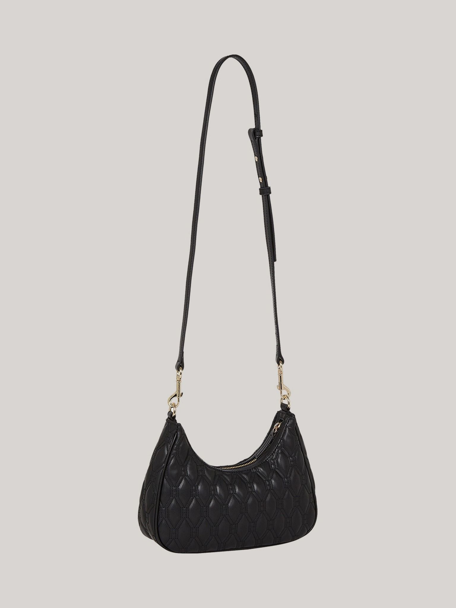 Tommy Hilfiger - Túi đeo chéo nữ TH Monogram Quilted Crossover Bag